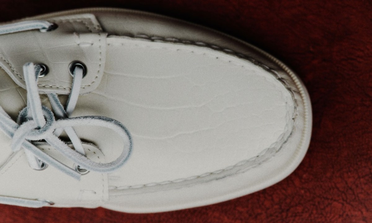toe box of sebago docksides