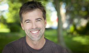 Close-up of a man smiling