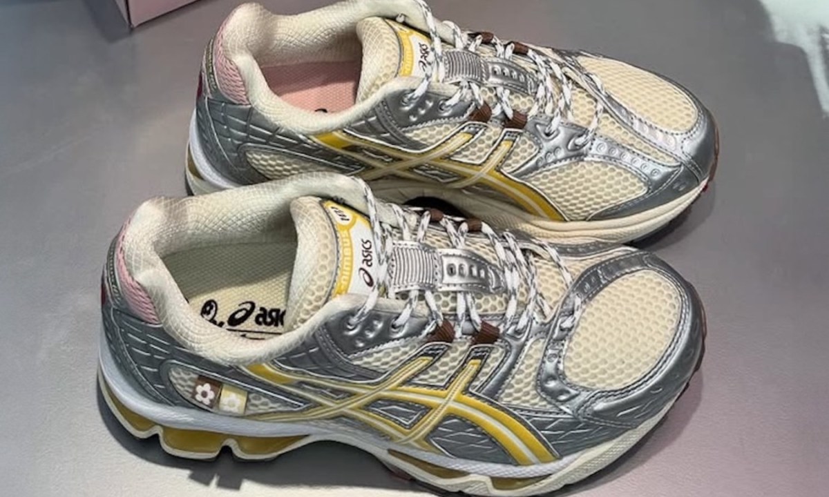 yellow asics x atmos x vandy the pink