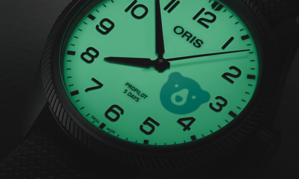 Oris Hölstein Edition 2025 with illuminated green dial