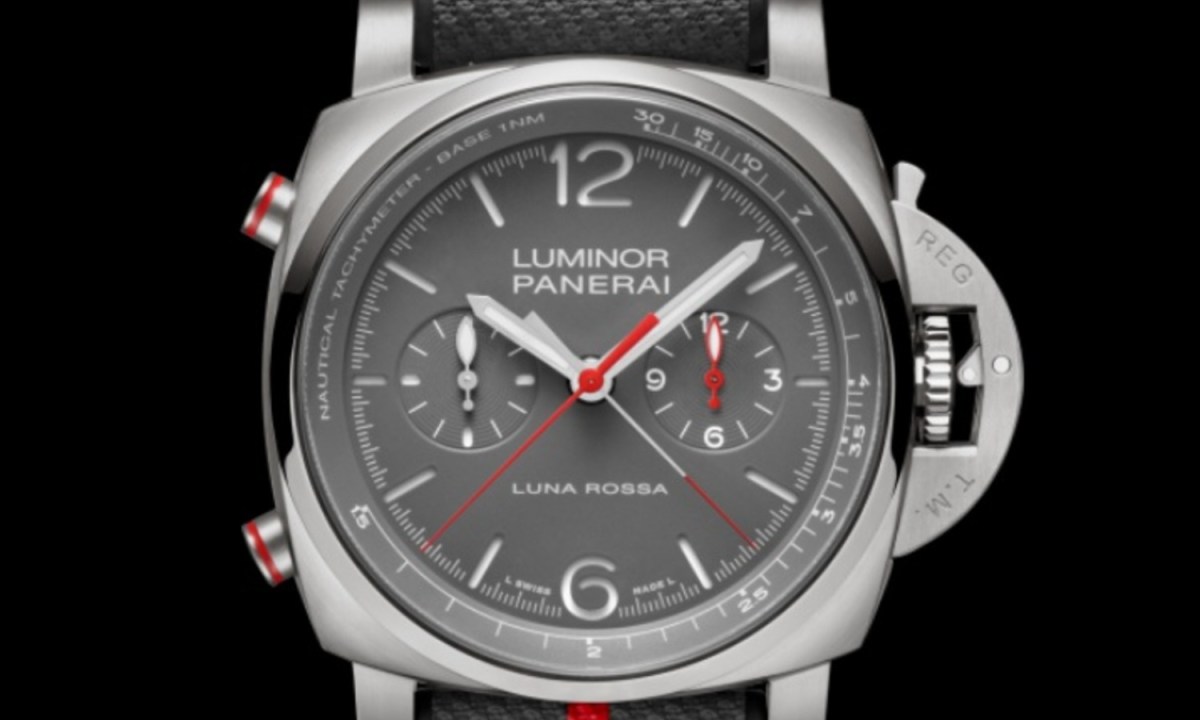 Panerai up close with black background