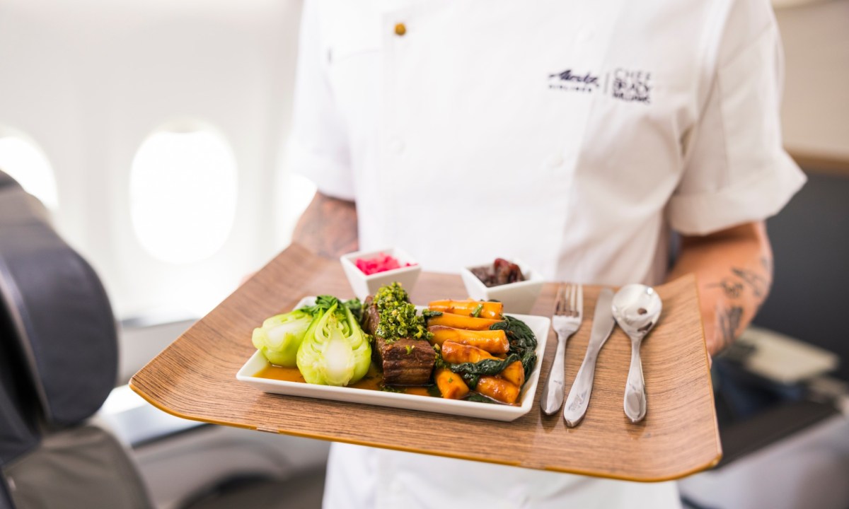 Alaska Airlines cuisine