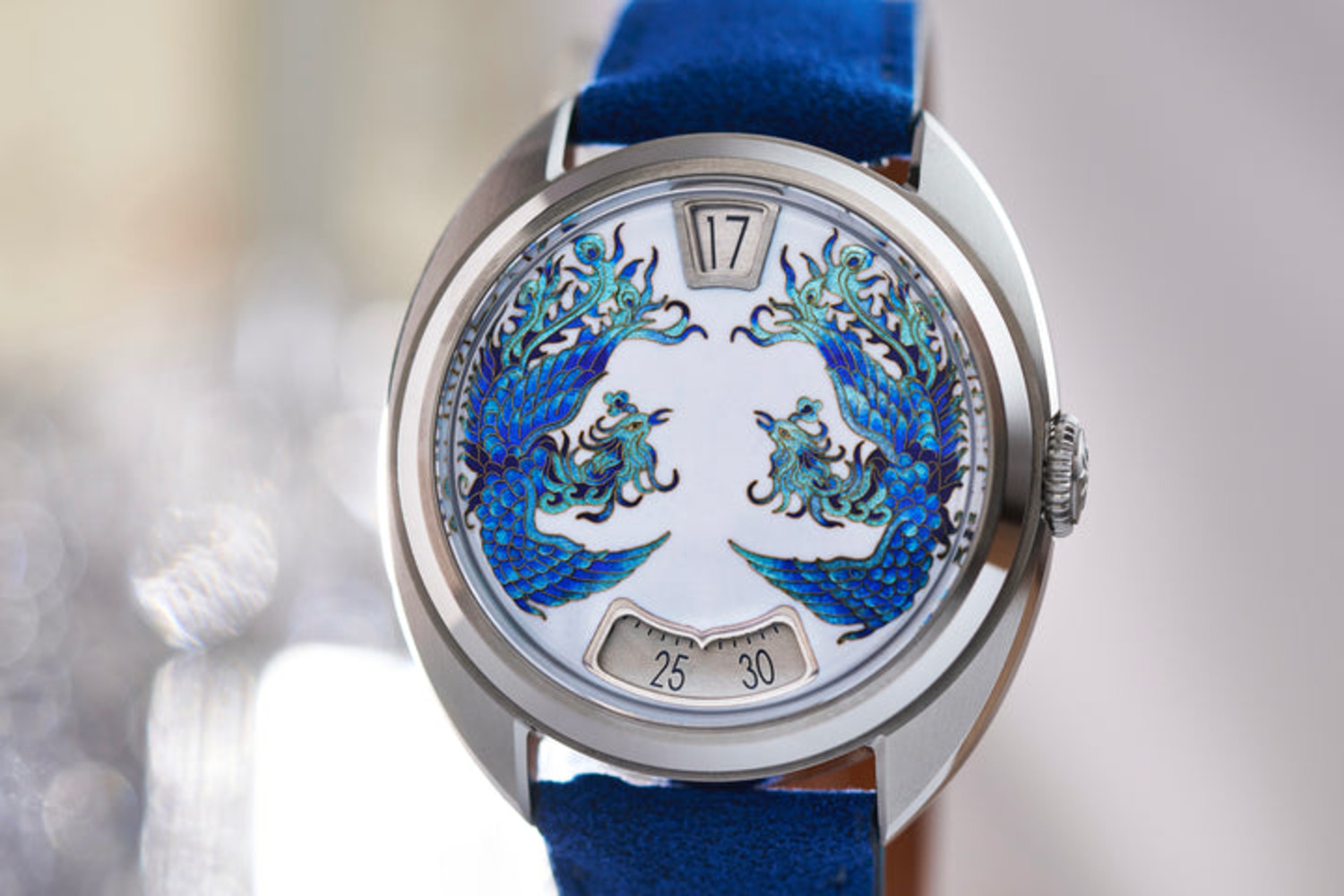 CENTURY CLOISONNÉ "DOUBLE PHOENIX"