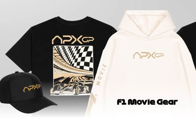 F1 Movie merch sampler.