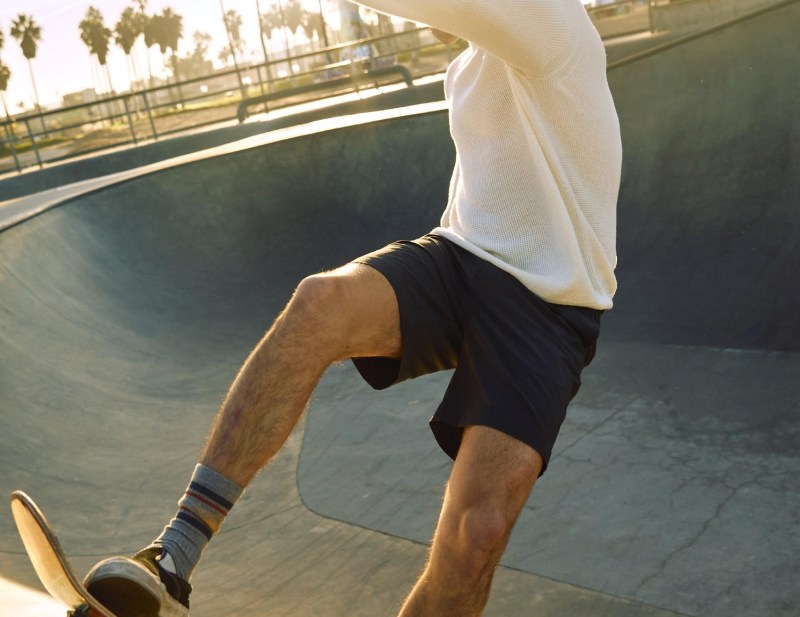 Faherty All Day Short skater riding