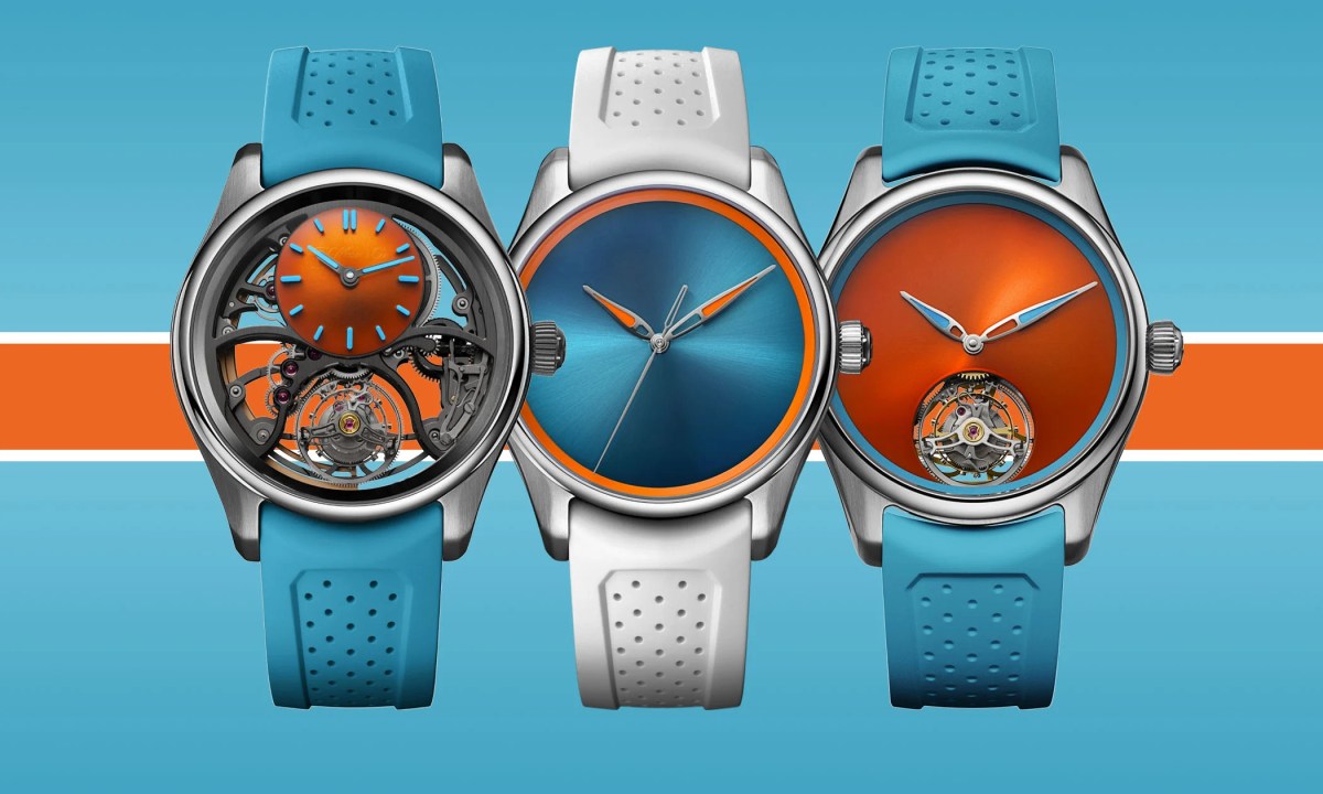 H Moser Pioneer Aqua Collection