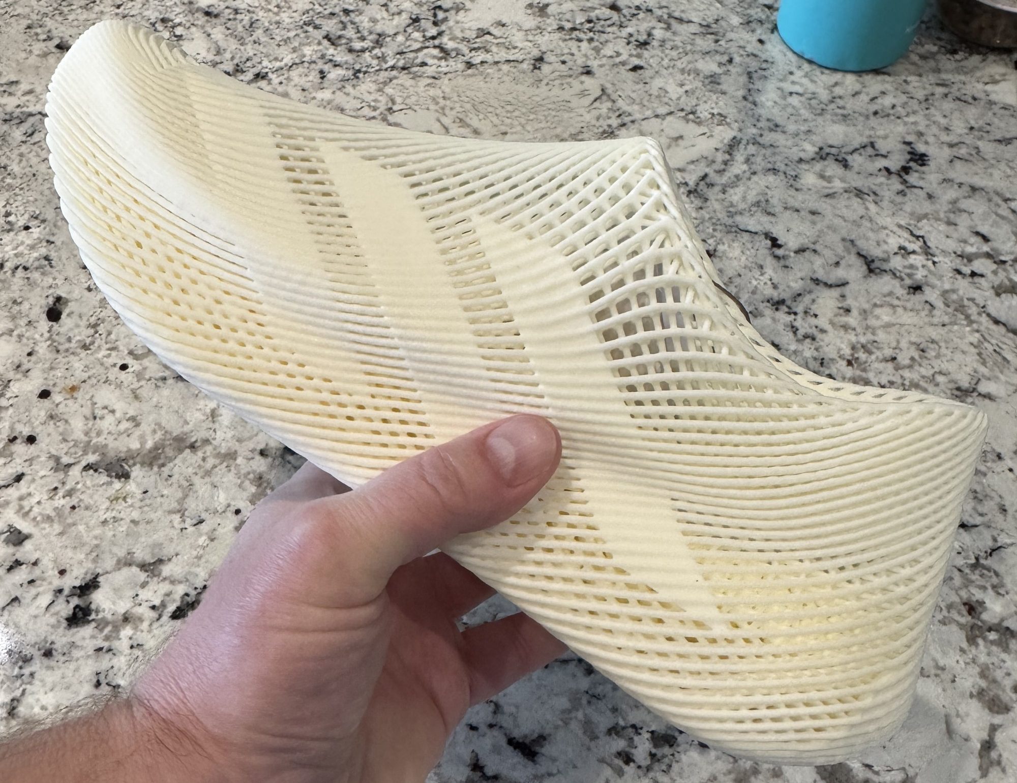 person holding Adidas Climacool