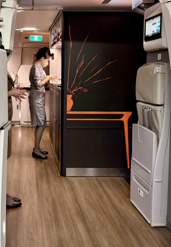 Door 2 entry of Starlux A350