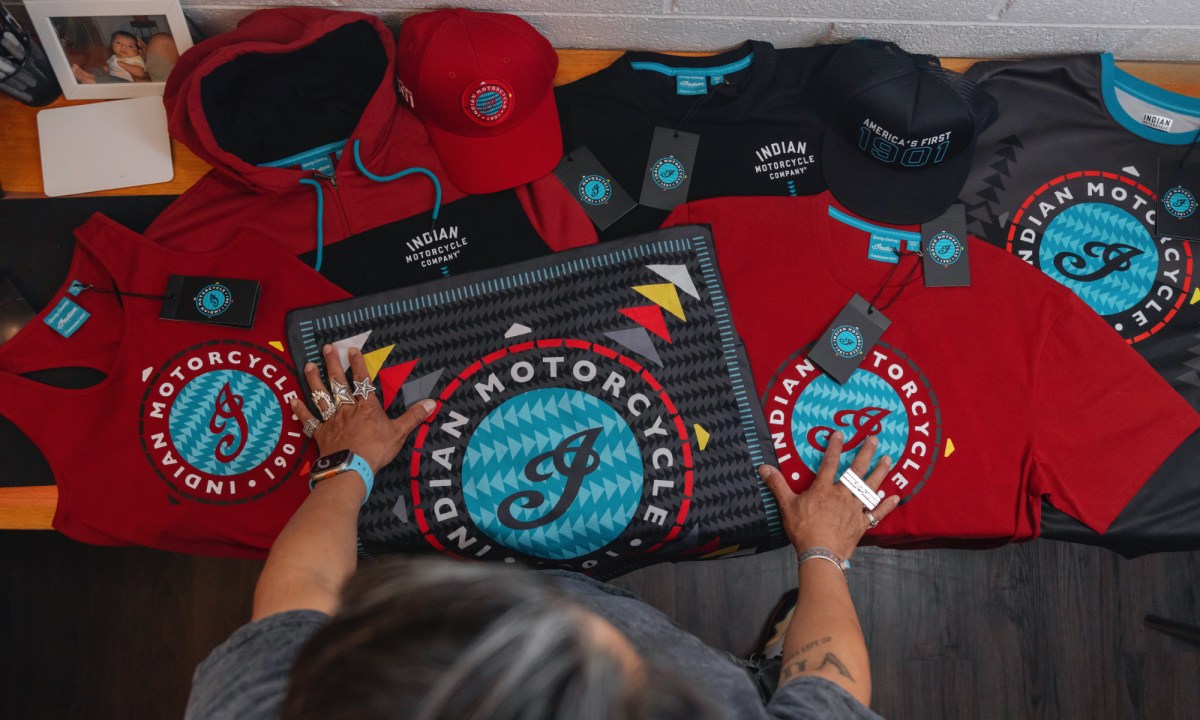 The Jeremy Arviso limited indigenous streetwear collection for Indian Motorcycle.