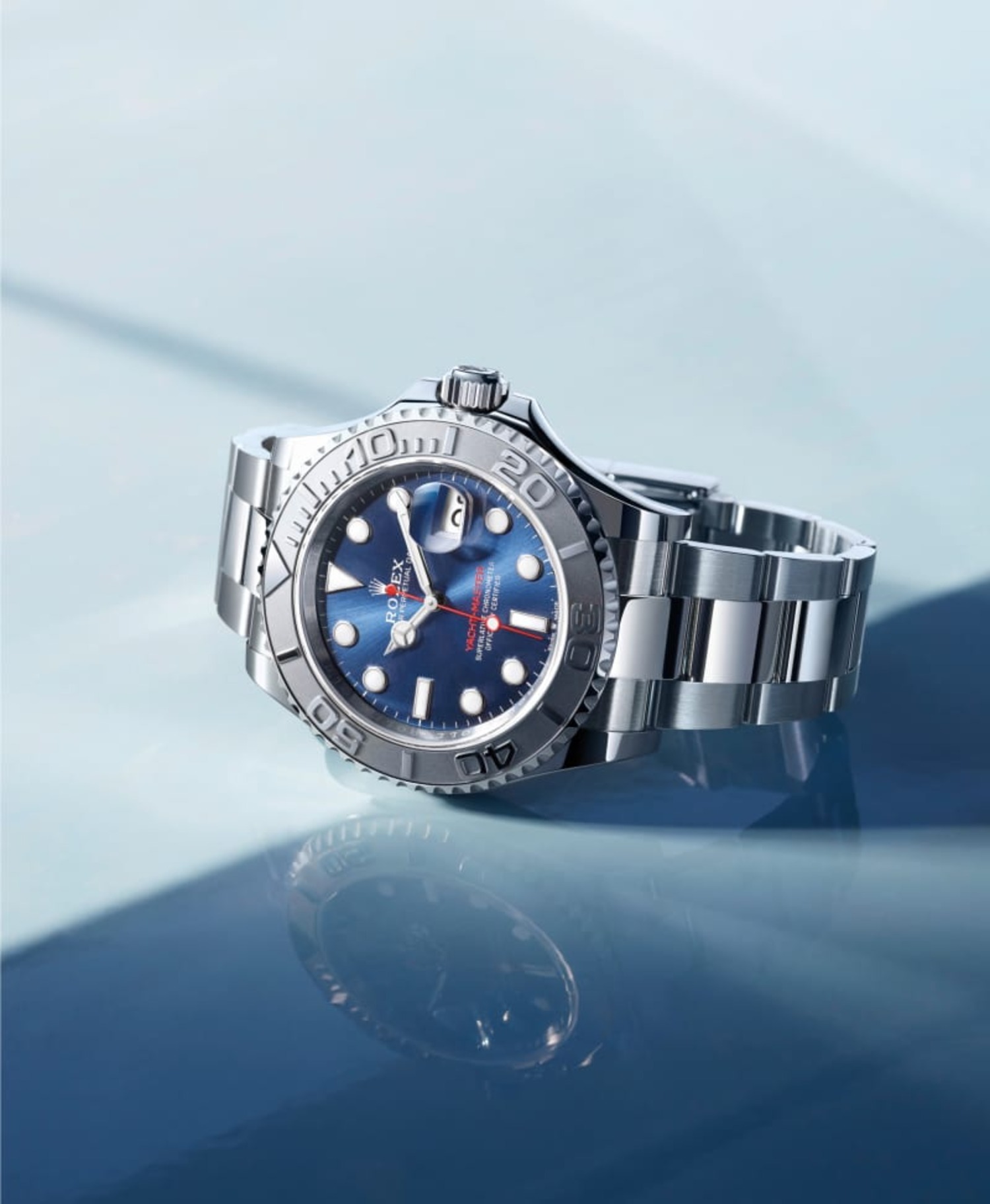 The Rolex Yacht-Master up close.