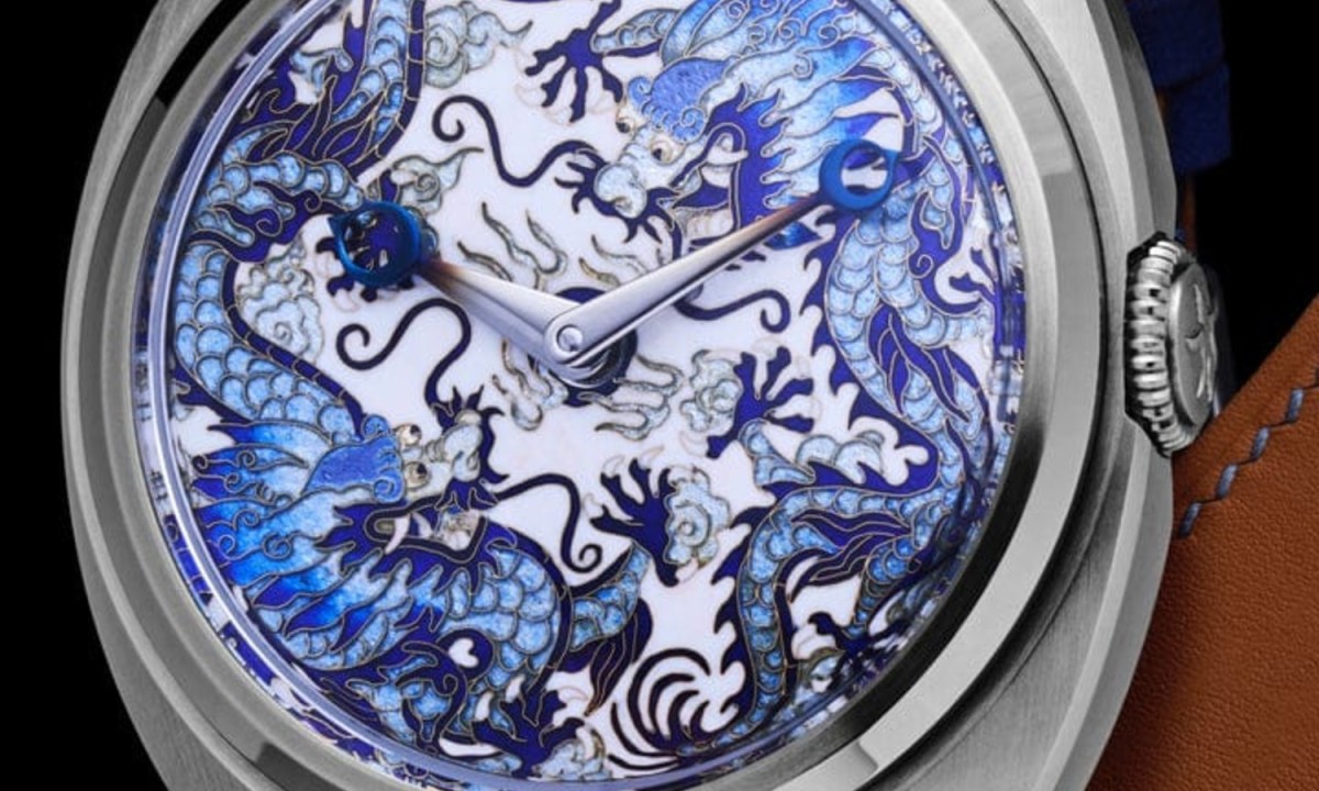 'Double Dragons' from the Celadon Century Cloisonné collection