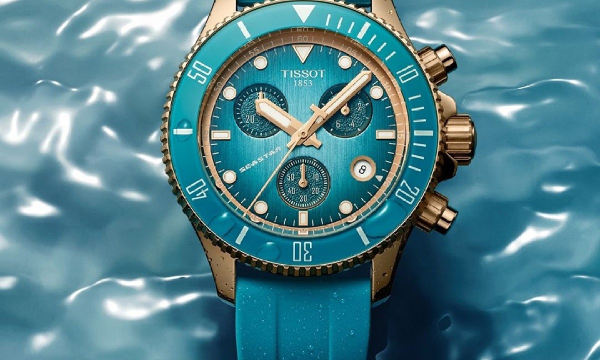Tissot seastar 38mm blue background