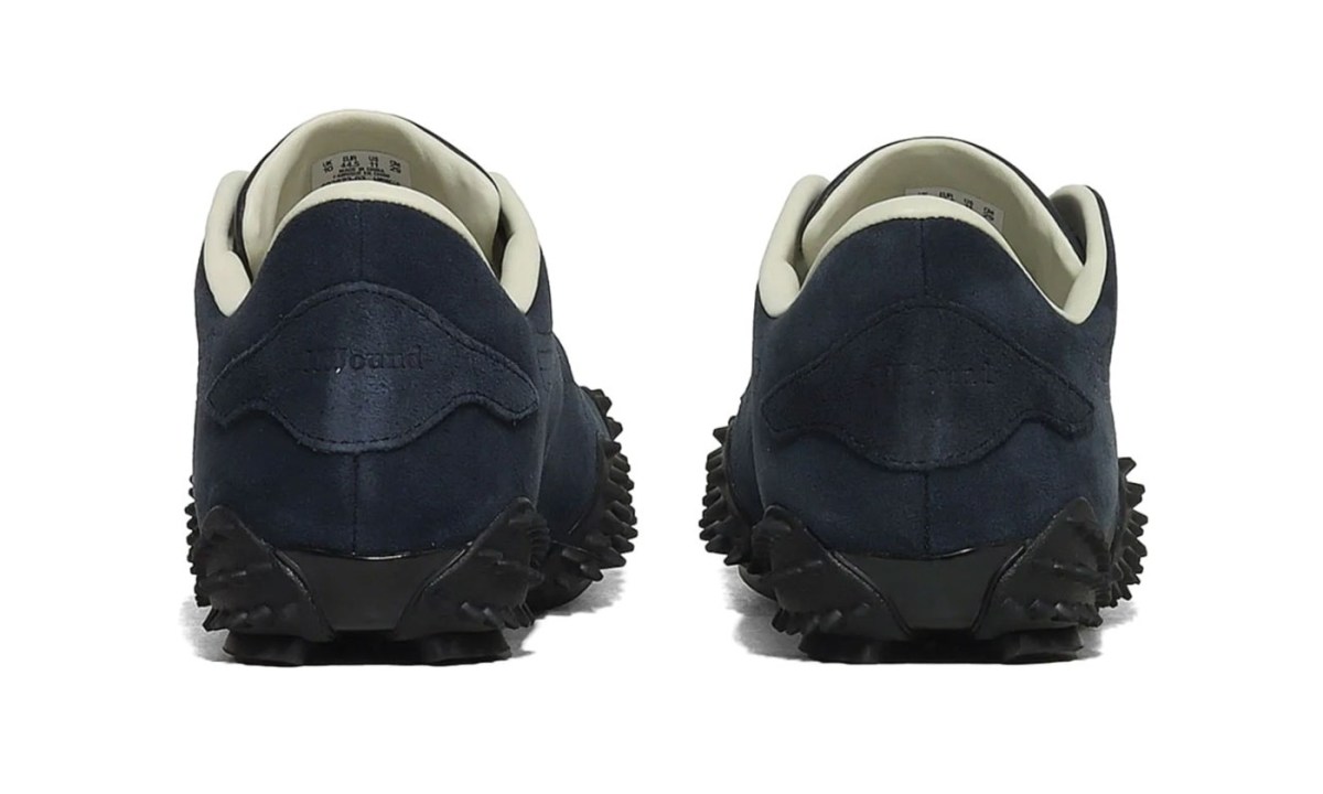 navy blue suede puma mostro