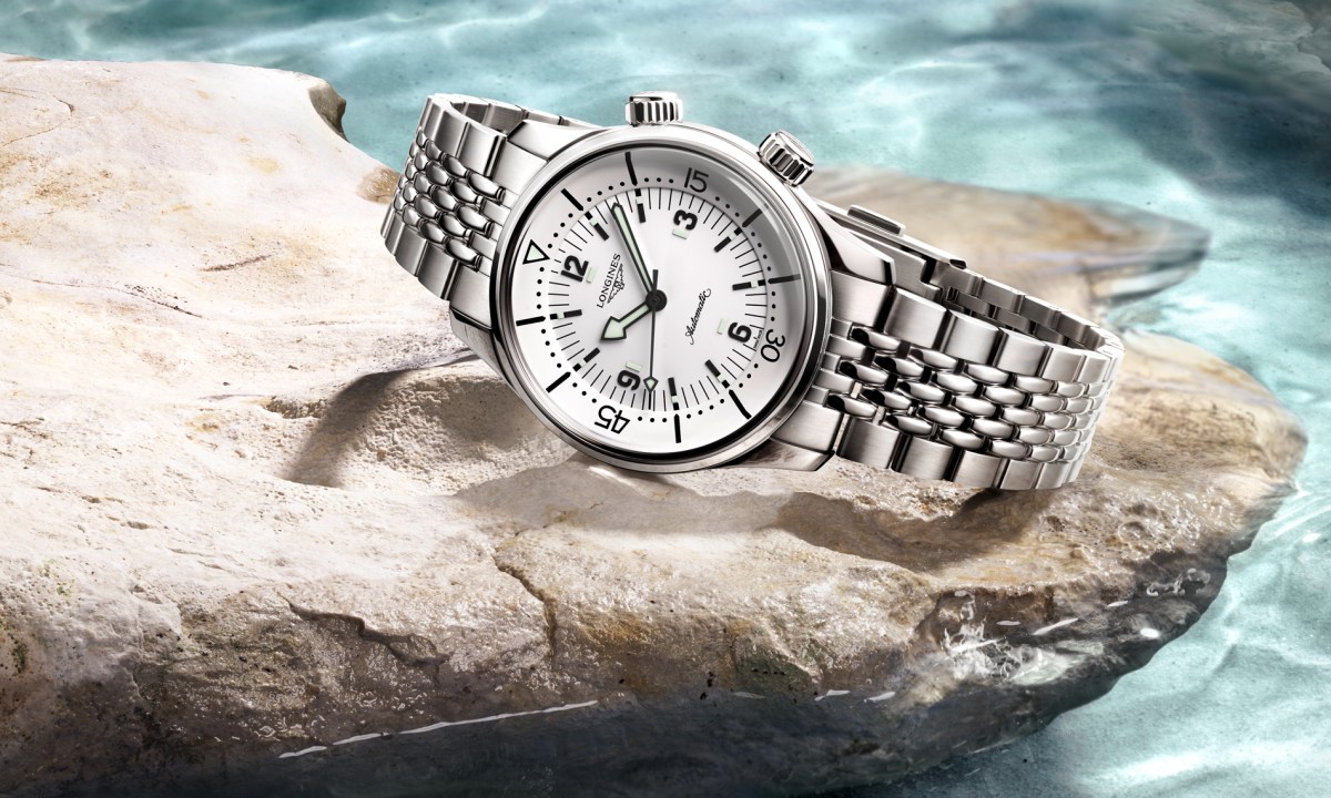 Longines legend diver white dial