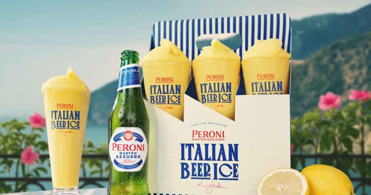 Peroni drops shaved Italian beer ice for summer sipping