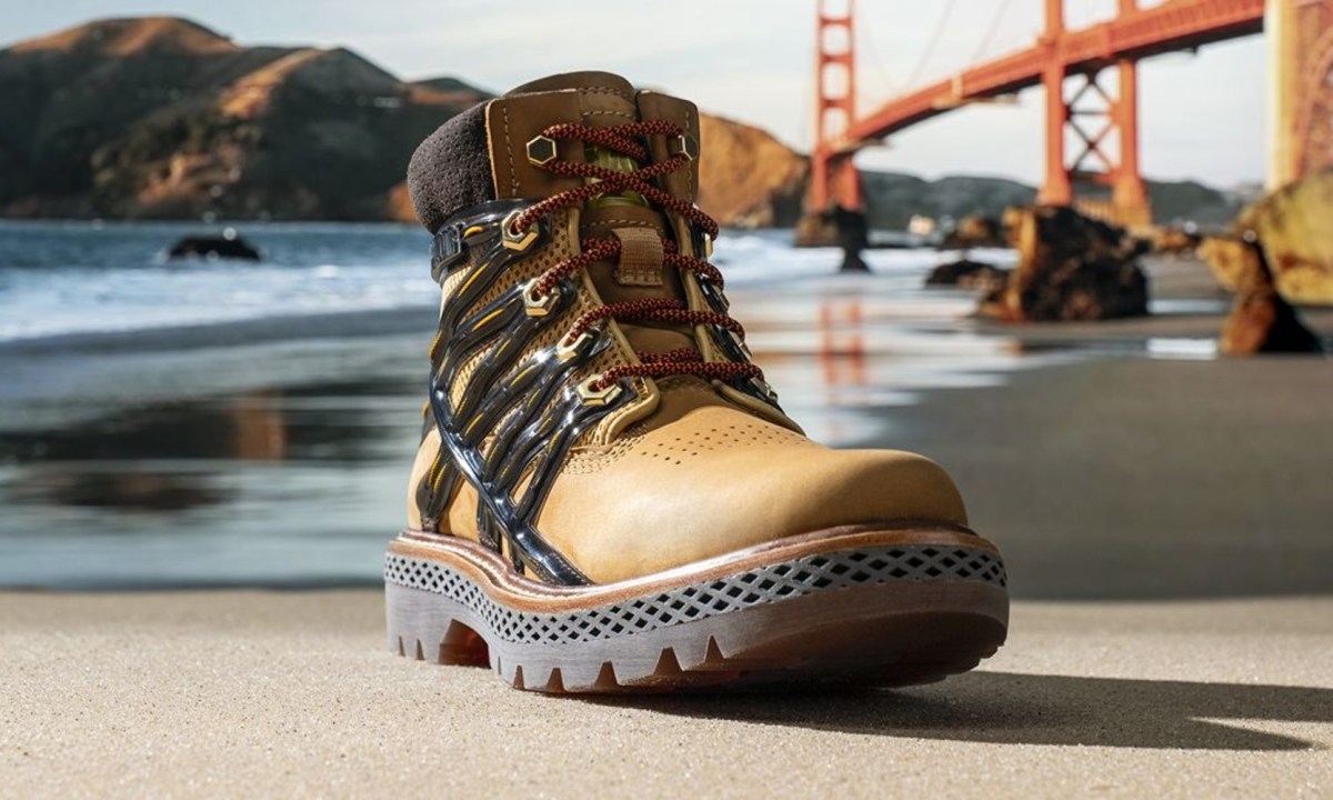 boot in front of the golden gate bridge