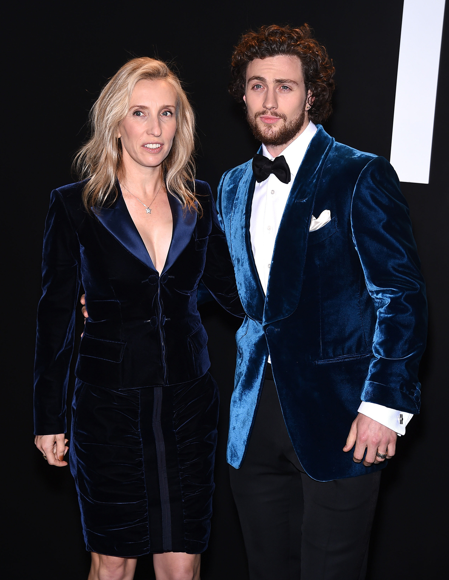 Aaron Taylor-Johnson & Sam Taylor-Johnson arrives to the Tom Ford Womenswear Collection in Hollywood, CA