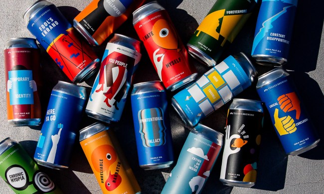 Threes Brewing cans.