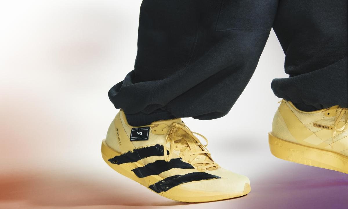 yellow y-3 adidas sneaker