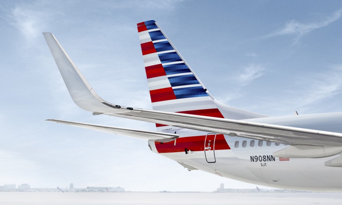 American Airlines aircraft tail
