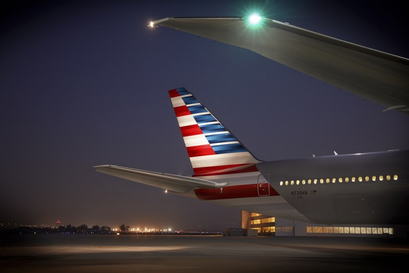 American Airlines aircraft tail