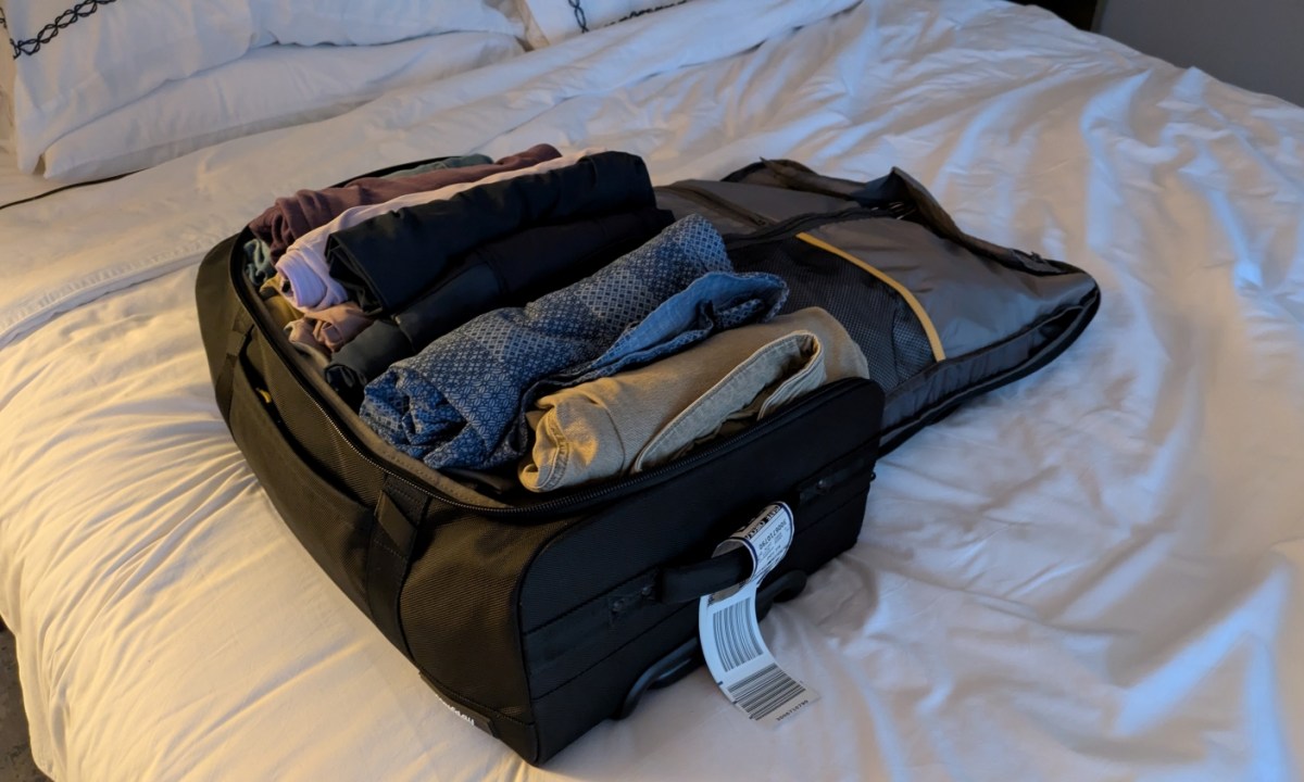 Clothes packed