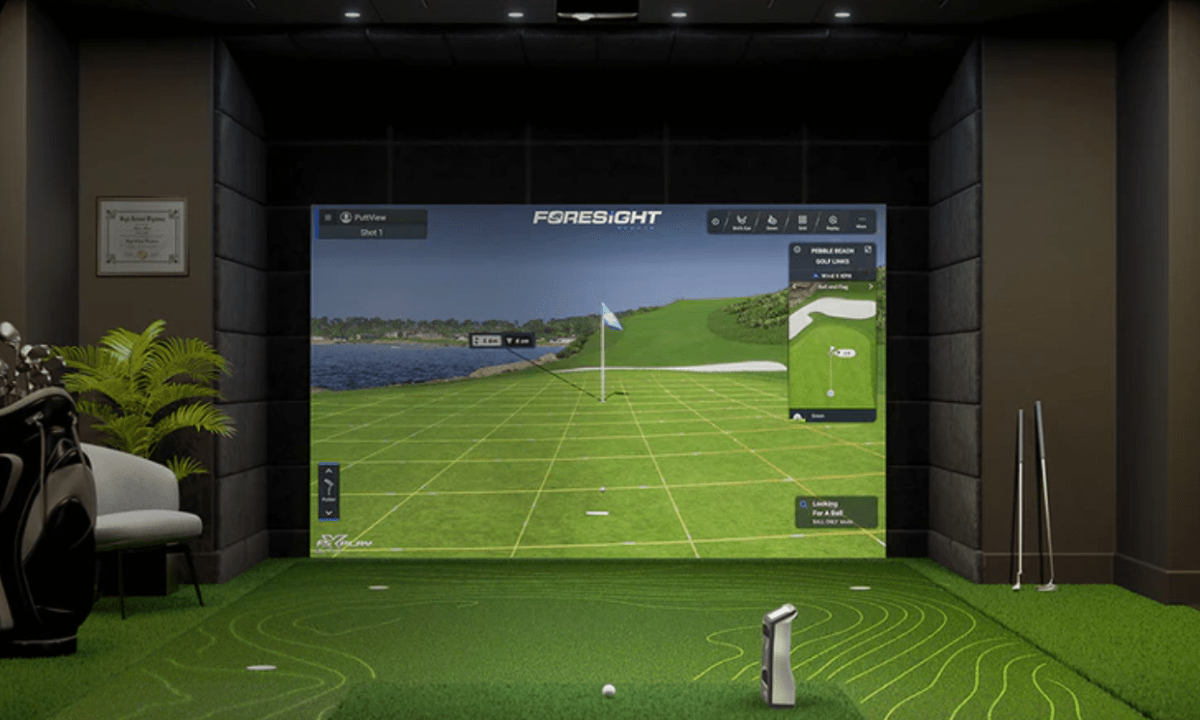 foresight sports and puttview bridge the gap in simulator golf