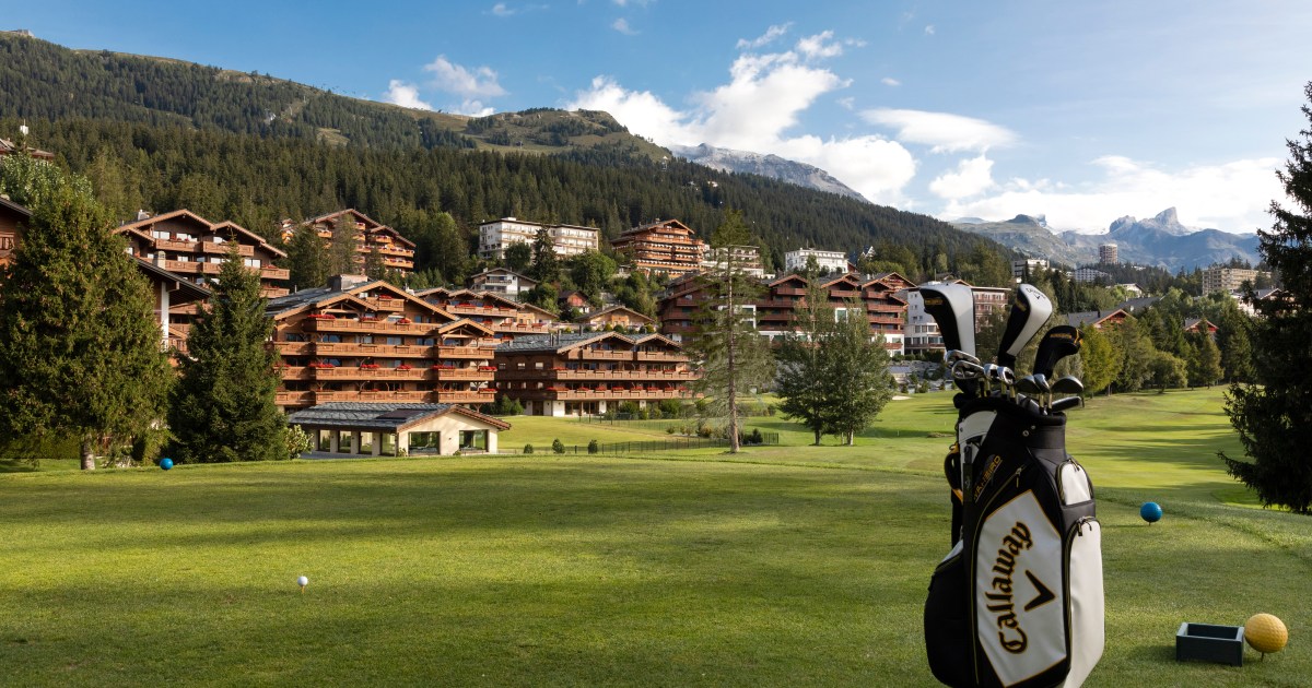 This boutique Swiss hotel is a dream spot for National Golf Month