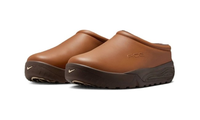 pair of nike british tan