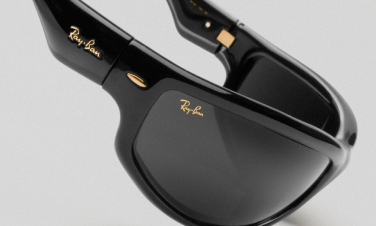 Ray-Ban on the side