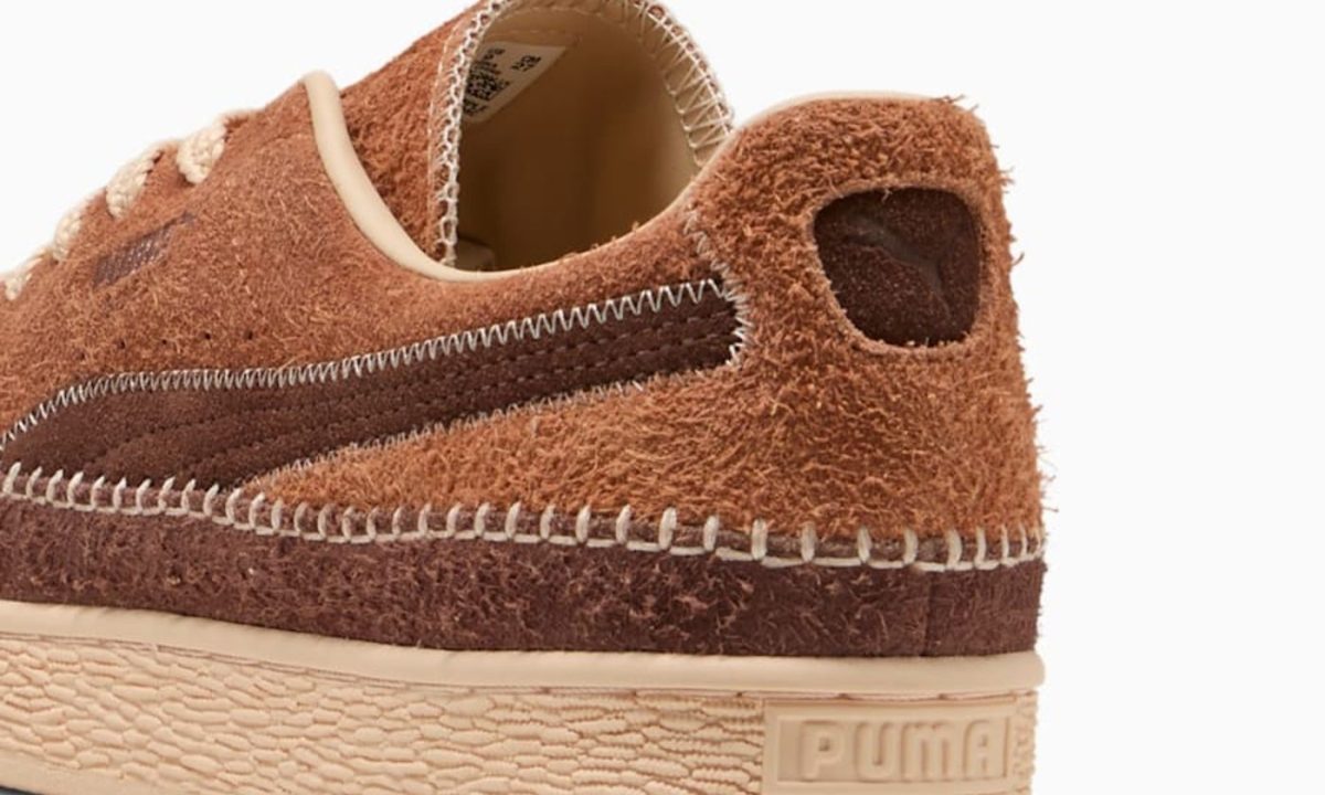 heel of the puma suede moccasin sneaker