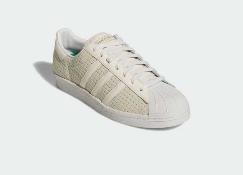 white adidas superstar sneaker