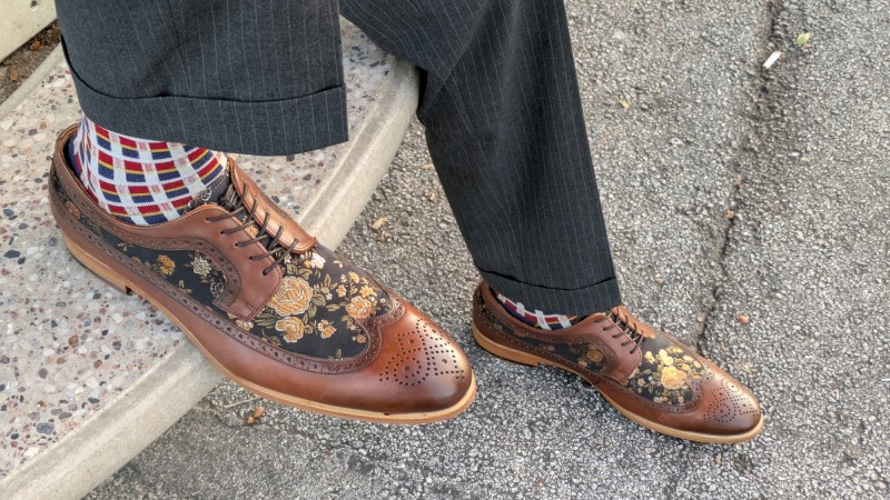 TAFT Floral dress shoes