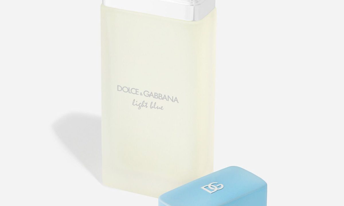 bottle of dolce & gabbana light blue
