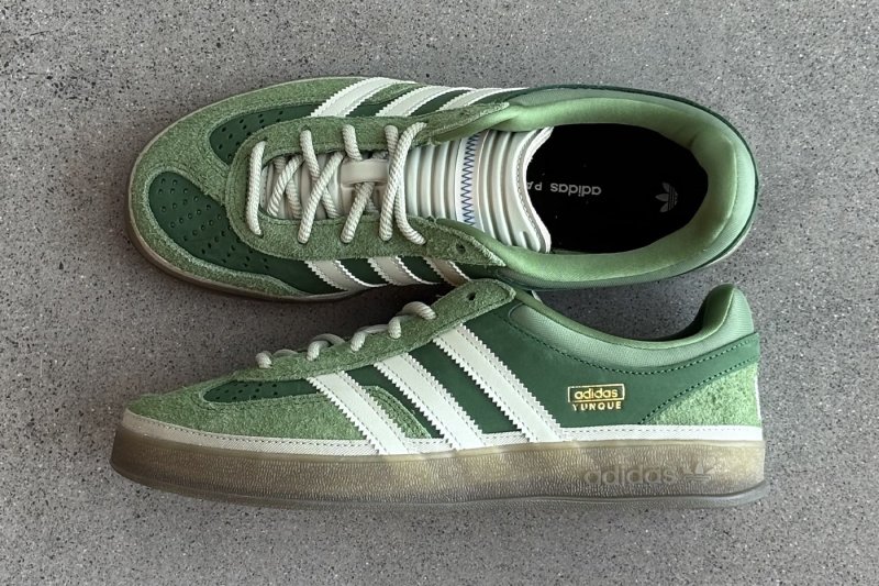 green Adidas x bad bunny gazelle