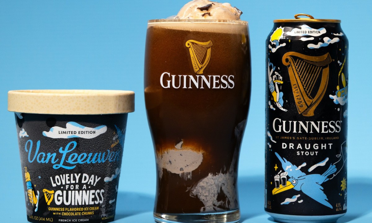 Guinness ice cream.