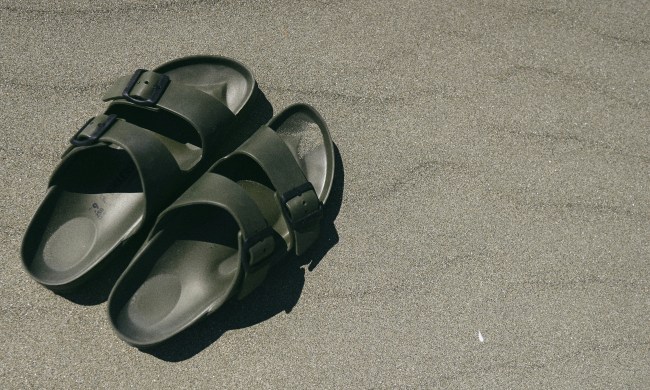 sandals on sand