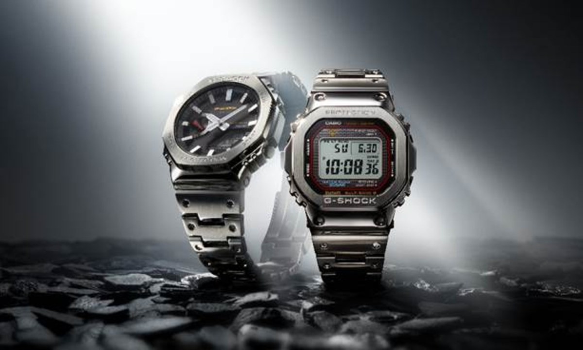 Full Metal collection: the GMWB5000D-1C and GMB2100SD-1C.