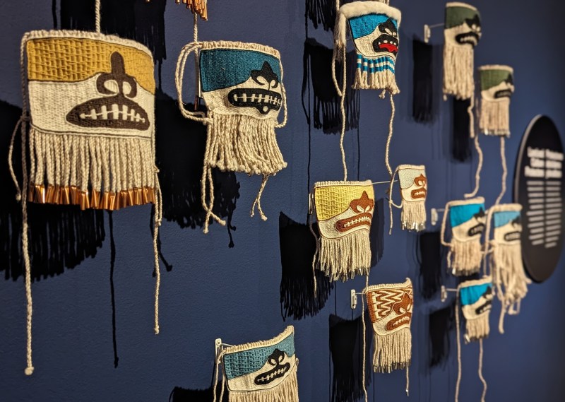 masks in a museum in santa fe