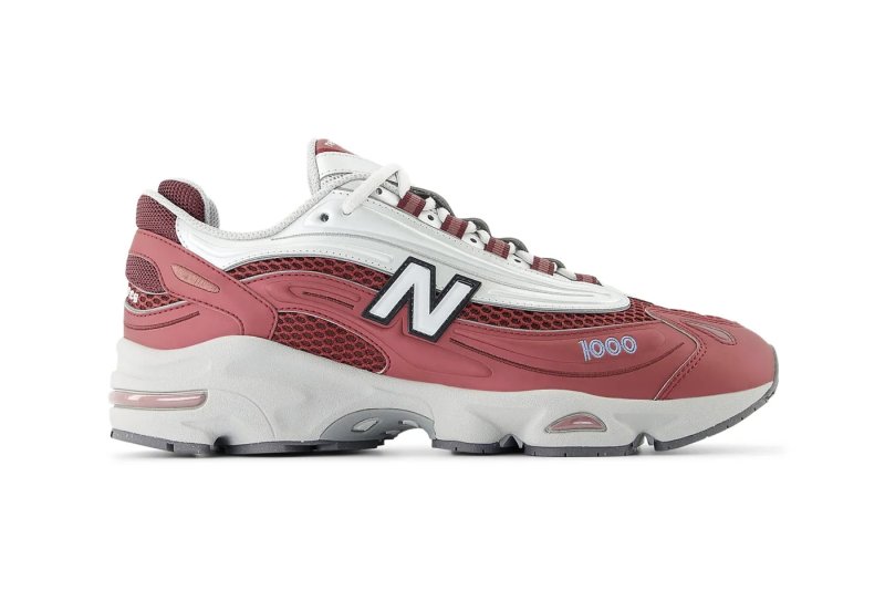 side view of new balance 1000 sneakers