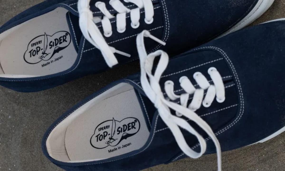 blue sperry japan sneakers