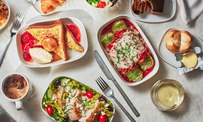 Delta summer menu