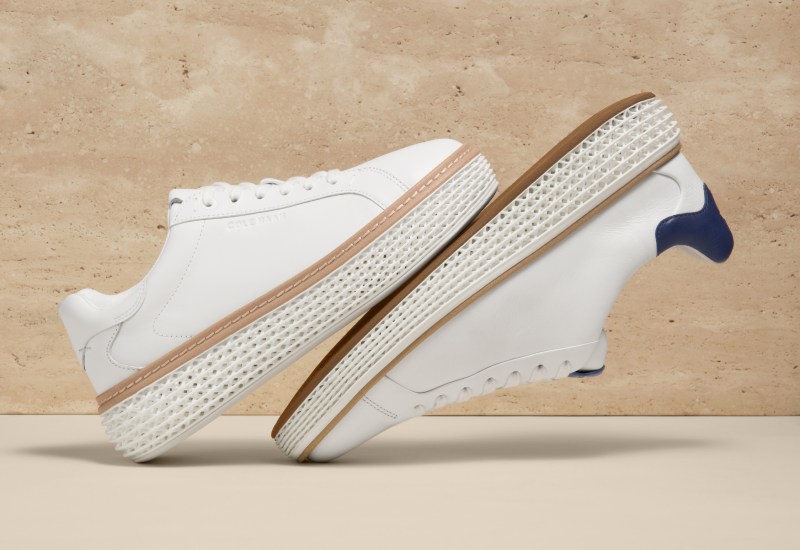 white cole haan grand pro court sneakers