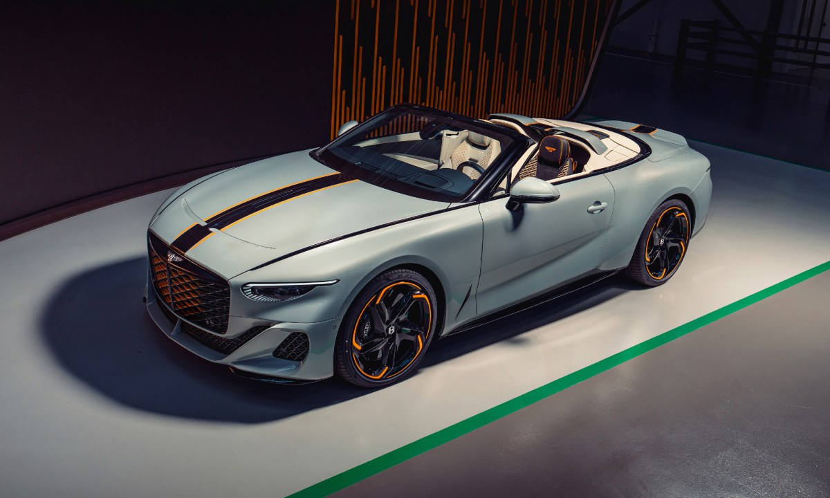 First Customer Batur Convertible left front three quarter view.