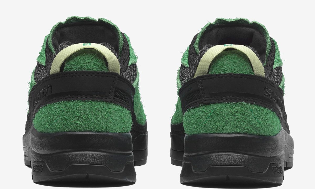 back heel of salomon sneaker