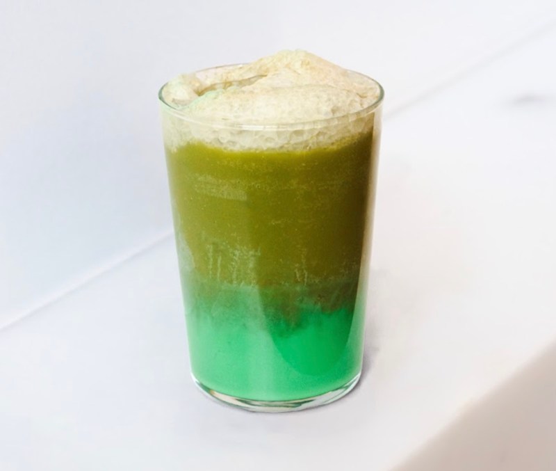 pandan coco egg cream coffee