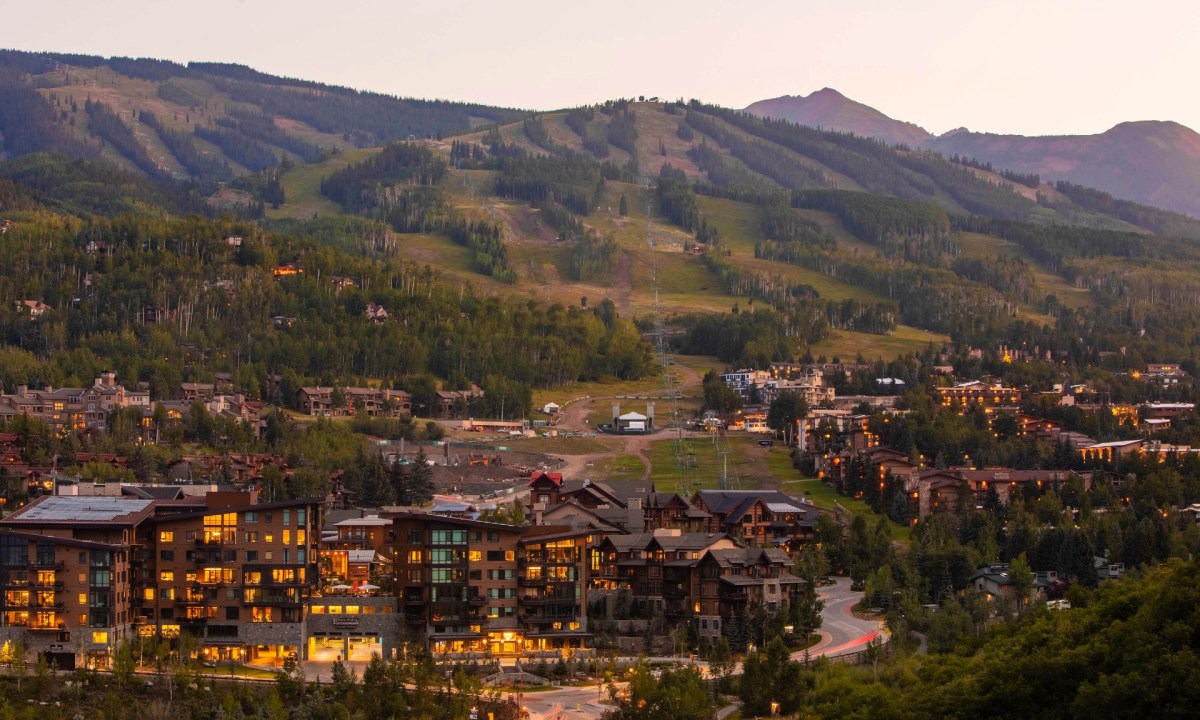 Snowmass village and mountain