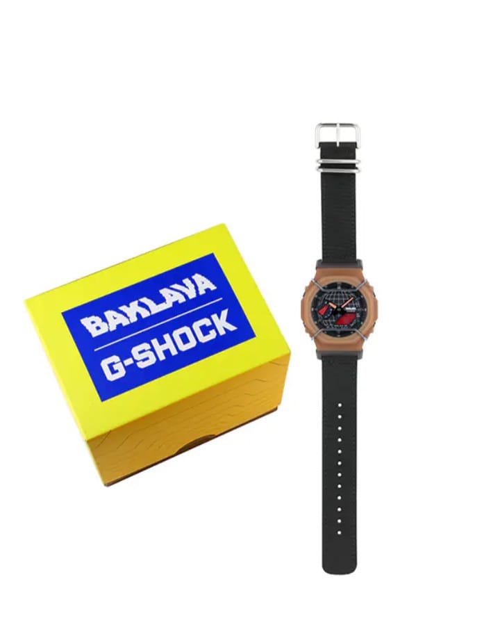 The BAKLAVA x G-SHOCK DESERT KING GA2100AB25-5A