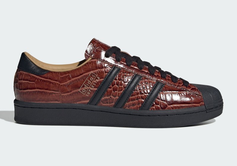 Side of adidas croc sneaker