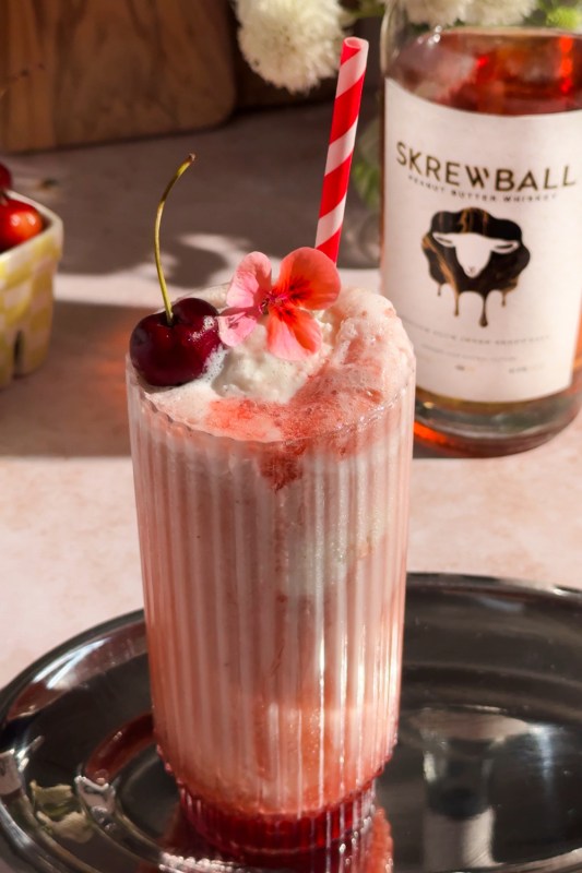 Boozy Cherry Vanilla Float.
